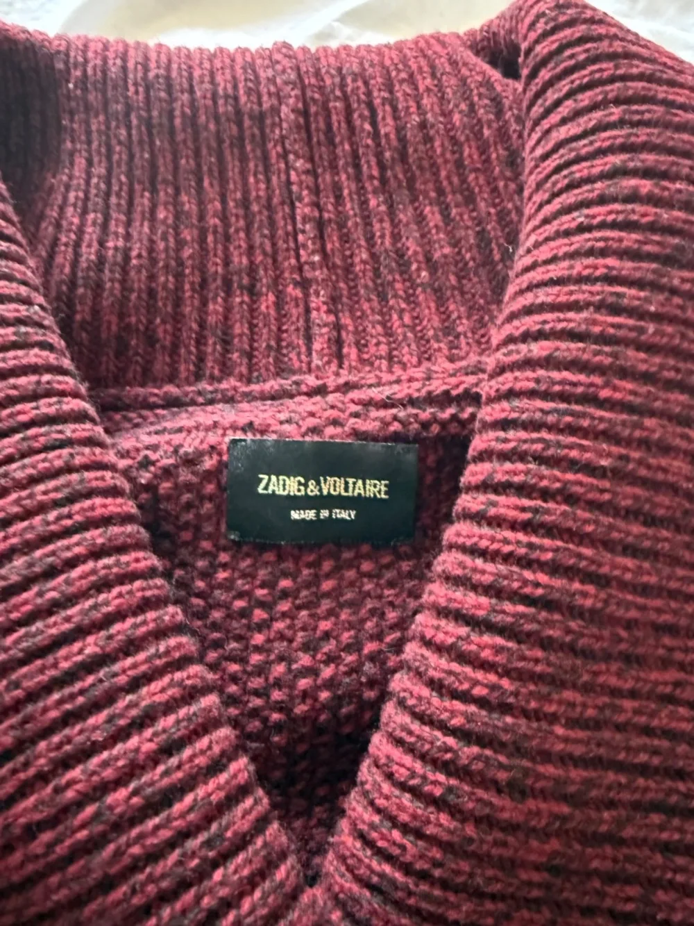 Zadig and Voltaire Wool Cardigan M/L Maroon